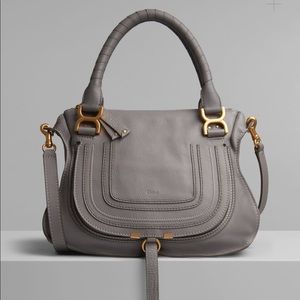 Chloe Medium Marcie Bag in Grey